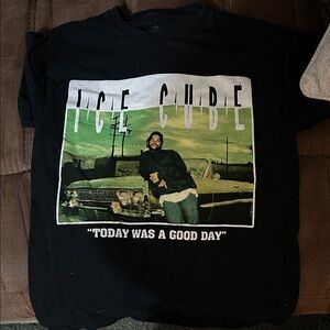 'Today Was A Good Day' Black Graphic Tee